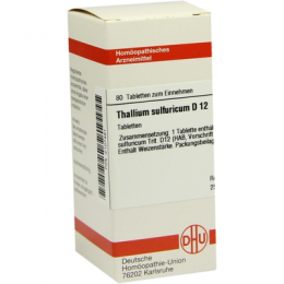 THALLIUM SULFURICUM D 12 Tabletten 80 St