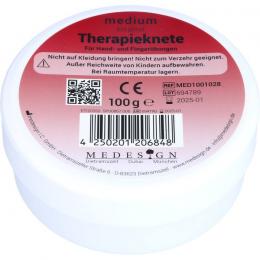 THERAPIEKNETE medium korallrot 100 g