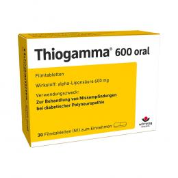 THIOGAMMA 600 ORAL 30 St Filmtabletten