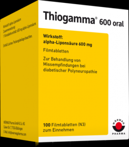 THIOGAMMA 600 oral Filmtabletten 100 St