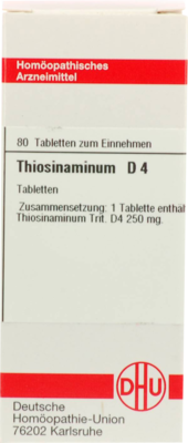 THIOSINAMINUM D 4 Tabletten 80 St