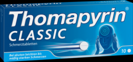 THOMAPYRIN CLASSIC Schmerztabletten 10 St