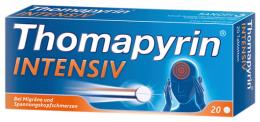Thomapyrin Intensiv bei Migräne und Spannungskopfschmerzen 20 St Tabletten