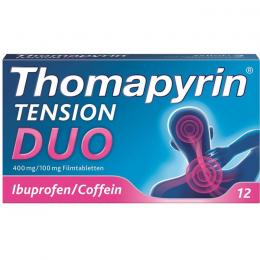 THOMAPYRIN TENSION DUO 400 mg/100 mg Filmtabletten 12 St.