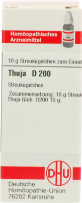 THUJA D 200 Globuli 10 g