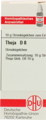 THUJA D 8 Globuli 10 g