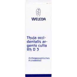 THUJA OCCIDENTALIS ARGENTO culta Rh D 3 Dilution 20 ml