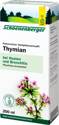 THYMIAN SAFT Schoenenberger 200 ml