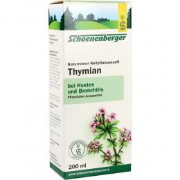 THYMIANSAFT SCHOENENBERGER 200 ml Saft