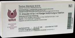 THYMUS GLANDULA GL D 10 Ampullen 10X1 ml