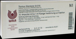 THYMUS GLANDULA GL D 15 Ampullen 10X1 ml