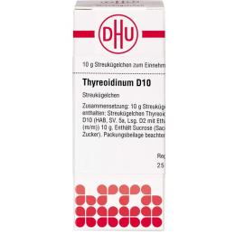 THYREOIDINUM D 10 Globuli 10 g