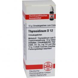 THYREOIDINUM D 12 Globuli 10 g Globuli