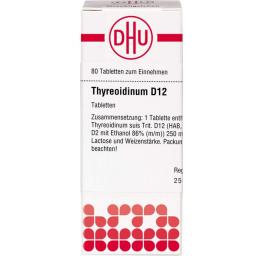 THYREOIDINUM D 12 Tabletten 80 St.