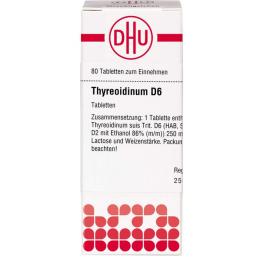 THYREOIDINUM D 6 Tabletten 80 St.