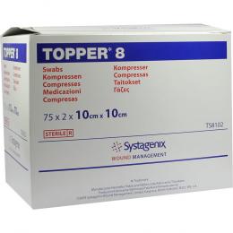 Ein aktuelles Angebot für TOPPER 8 Kompr.10x10 cm steril 75 X 2 St Kompressen Verbandsmaterial - jetzt kaufen, Marke 3M Healthcare Germany GmbH.