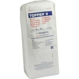 TOPPER 8 Kompr.5x5 cm unsteril 100 St.