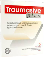 TRAUMASIVE plus 10x10 cm Hydrokoll.steril 5 St