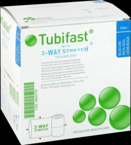 TUBIFAST 2-Way Stretch 7,5 cmx10 m blau 1 St