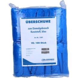 ÜBERSCHUHE Einmal Kunststoff blau 100 St.