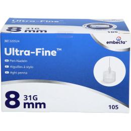 ULTRA-FINE Pen-Nadeln 8 mm 105 St.