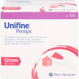 UNIFINE Pentips Kanüle 29 G 12 mm 100 St.