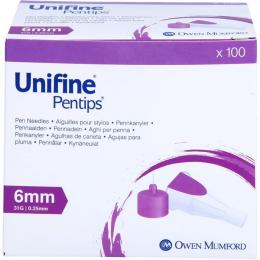 UNIFINE Pentips Kanüle 31 G 0,33x6 mm 100 St.