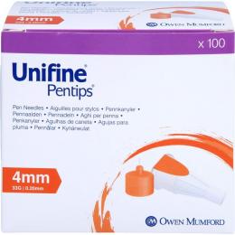 UNIFINE Pentips Kanüle 33 G 4 mm 100 St.