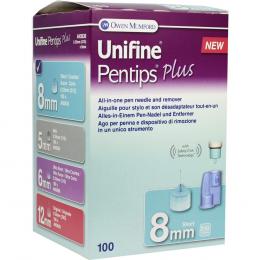 Ein aktuelles Angebot für UNIFINE Pentips plus Kanüle 31 G 8 mm 100 St Kanüle Häusliche Pflege - jetzt kaufen, Marke Owen Mumford GmbH.