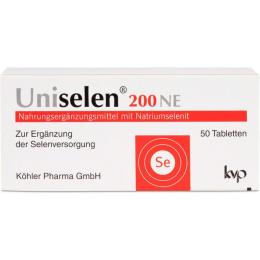 UNISELEN 200 NE Tabletten 50 St. (15,8 g)