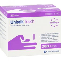 UNISTIK Touch 28 G Sicherheitslanzetten 100 St Lanzetten
