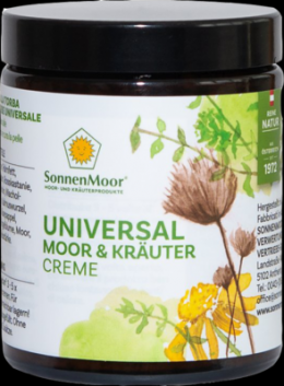 UNIVERSAL MOOR- u.Kräutercreme m.Murmeltierfett 140 g