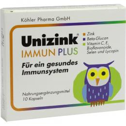 Unizink Immun Plus 1 X 10 St Kapseln