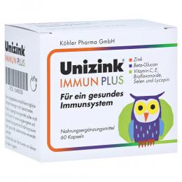 Unizink Immun Plus 1 X 60 St Kapseln