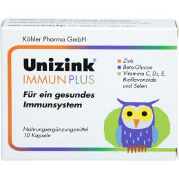 UNIZINK Immun Plus Kapseln 10 St. (8,3 g)