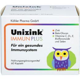 UNIZINK Immun Plus Kapseln 60 St. (49,8 g)