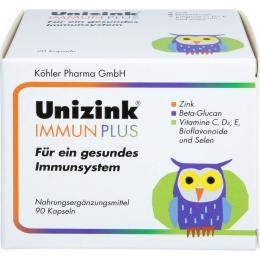 UNIZINK Immun Plus Kapseln 90 St. (74,7 g)