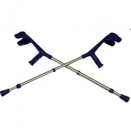 UNTERARMKRÜCKE Alu blau 2 St.