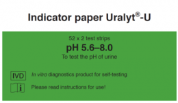 URALYT-U Indikatorpapier 52X2 St