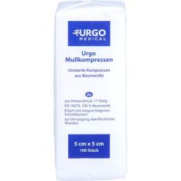 URGO MULLKOMPRESSEN 5x5 cm unsteril 100 St.