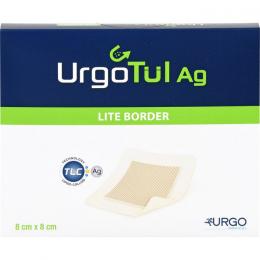 URGOTÜL Ag Lite Border 8x8 cm Verband 10 St.