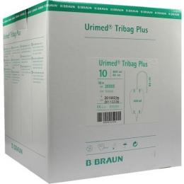 URIMED Tribag Plus Urin Beinbtl.800ml 60cm ster. 10 St.