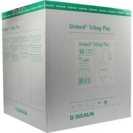 URIMED Tribag Plus Urin Beinbtl.800ml 60cm unst. 10 St.