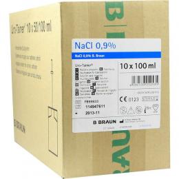 URO TAINER Natrium Chlorid Lösung 0,9% 10 X 100 ml Lösung