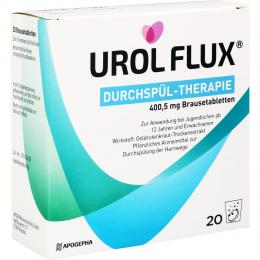 UROL FLUX Durchspül-Therapie Brausetabletten 20 St Brausetabletten