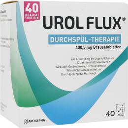 UROL FLUX Durchspül-Therapie Brausetabletten 40 St Brausetabletten