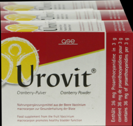 UROVIT Cranberry Pulver 30X3 g