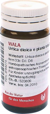 URTICA DIOICA E PLANTA tota D 6 Globuli 20 g