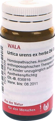 URTICA URENS EX Herba D 6 Globuli 20 g