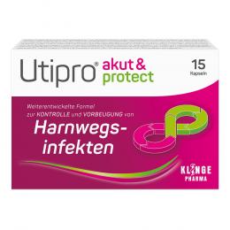 Ein aktuelles Angebot für UTIPRO akut & protect Hartkapseln 15 St Hartkapseln Blasen- & Harnwegsinfektion - jetzt kaufen, Marke Klinge Pharma GmbH.